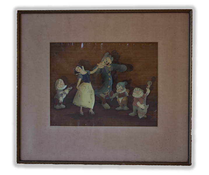 Original ''Snow White and the Seven Dwarfs'' Cels -- Featuring Snow White With the Dwarfs